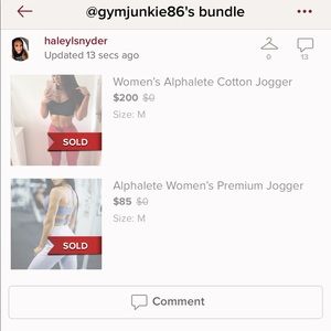 Bundle of Alphalete Joggers